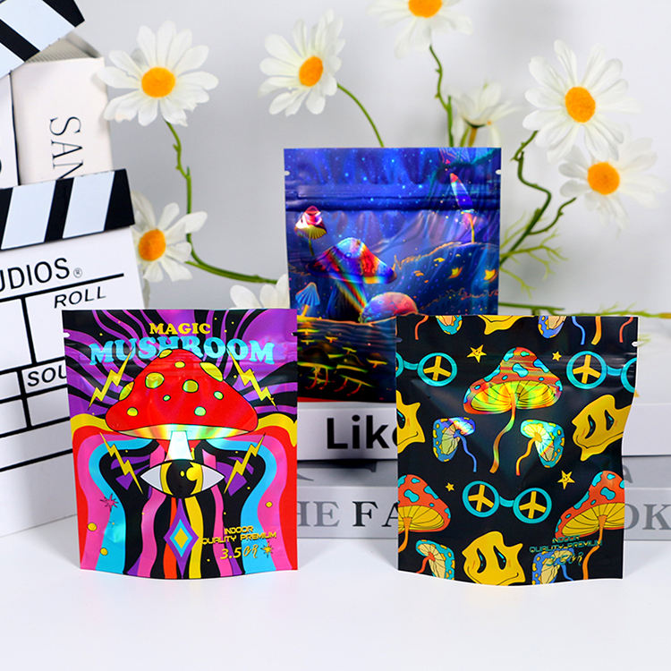 Custom-printed aluminum ziplock bags and plastic odor-resistant polyester film packaging bags
