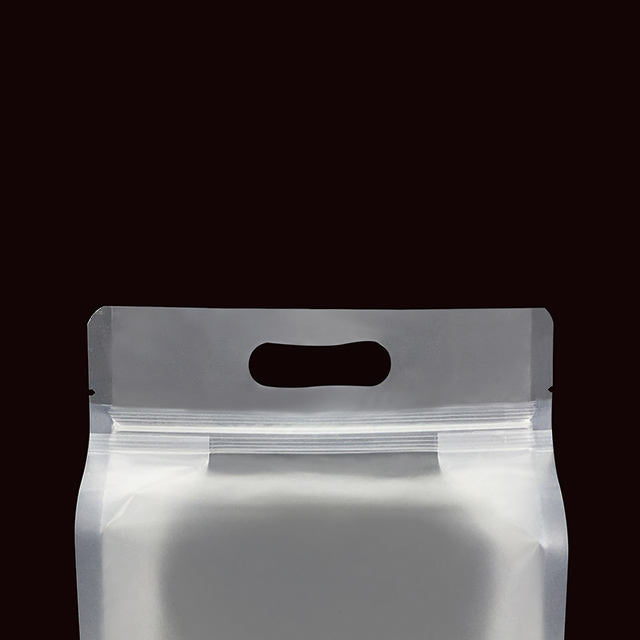 Wholesale Food-Grade Flat Bottom Bags with Zipper Top Handles