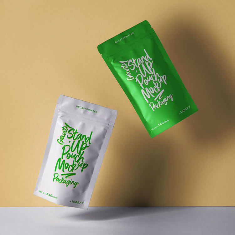 Custom-printed aluminum ziplock bags and plastic odor-resistant polyester film packaging bags